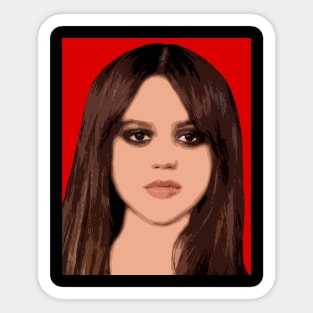 jenna ortega Sticker